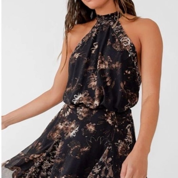 New without tags Free People Katerina Mini Dress Size XS MSRP $128 HTF color - Picture 11 of 12